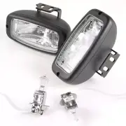 5" square driving lights Sirius NS-11D (PAIR) + H3 halogen color bulbs x2pcs ε