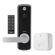Yale Unity Entrance Lock with Connect Bridge and Keypad - Silver