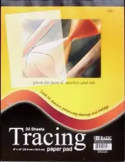 30 Sheets Tracing Paper Art Tattoo Design Stencil Copies Sketch Overlay Pad