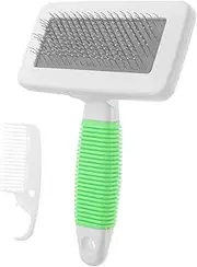 Milisten Pet Hair Comb for Cats Dogs Cat Brush for Shedding Slicker Dog Brush Comfortable Handle Grooming Comb Dematting Rake