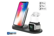 3-in-1 Fast Charge Wireless Charger Stand (Square)