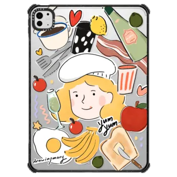 iPad Pro 11-inch (M4) iPad Impact Case YumYum by drawingmary