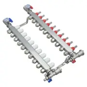 10-Branch PEX Radiant Floor Heating Manifold Set