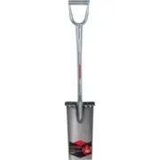 Razor-Back Shovel 13" Industrial All Steel Spade, Coated Blades D-Grip Handle