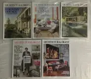 Architectural Digest Magazine Lot of 5 2012 & 2016 Michael J Fox Unread