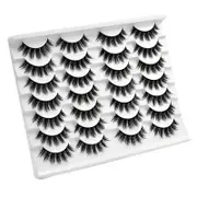 Nevenka 3D Multi-Layer False Eyelashes 14 Pairs Fluffy Cat Eye Lashes-E02