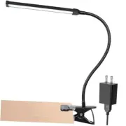 Led Clip on Light/Reading Light, 5W Book Light for Reading in Bed with Black