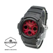 Casio G-Shock Black and Red Series Watch AWRM100SAR-1A