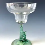 NWT!! Set/4 Vintage Cristal d'Arques-Durand Margarita Siesta Jade Glasses NEW