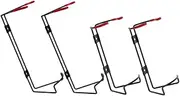 CRILSTYLEO 4pcs Fire Extinguisher Wall Mount Bracket Durable and Lightweight Fire Extinguisher Holder for Home Office Warehouse Ships Easy Installation and Sturdy Design