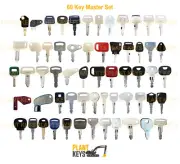 60 Key Machinery Excavator Master Set For Caterpillar Komatsu Kubota Hitachi