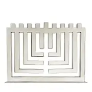 Ricci Argentieri Stainless Steel Menorah