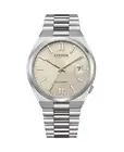CITIZEN Men Analog Automatic Casual Watch Classic Dress Golden Dial Waterproof R