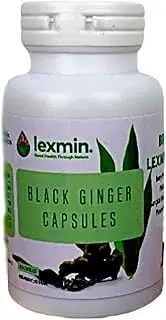 Lexmin® Black Ginger Capsules - Immune Boost & Anti-inflammatory Support | Award-Winning (60)