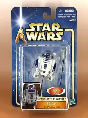 Star Wars Attack Of The Clones R2-D2 w/Flying Action, figure Hasbro (2002)