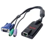APC KVM Extender - Wired - x PS/2 Port - Rack-mountable - 1U - KVM-PS2