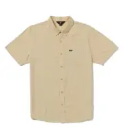 VOLCOM HIGH BALL Men's S/S Woven Shirt - SAN - XL - NWT