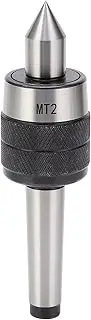 SustVita Metalworking Lathe Thimble Support, Precision MT2 Live Center High Precision Taper Lathe Rotary Turning Tool, Smooth and Well Balanced