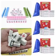 Mini Travel Game: 21MM Portable Mahjong Set For Family Gatherings & Leisure