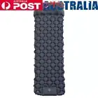 Inflatable Mattress TPU Air Bed Ultralight Air Mat for Camping (Navy Blue)