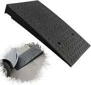 Ramp Portable Rubber Ramps, Non-Slip Shed Ramp 9cm 12cm 15cm 18cm 20cm 25cm 28cm 30cm High Loading Ramp, Vehicles Kerb Ramps Stable & Durable(50x80x30cm)