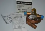 SERVICE FIRST VAL02979 THERMO EXPANSION VALVE R-22, 1/2" Inlet, 1/2" Outlet NEW