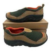 Merrell Jungle Moc Breeze SE Shoes Men's 9 M Veridian Green Brown Slip On Hiking