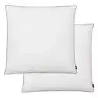 NNEVL Pillows 2 pcs Down/Feather Filling Light 80x80 cm White