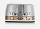 Sunbeam TA4440KB New York 4 Slice Toaster - Bronze 100% Original New Silver Gold
