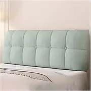 Reading Pillow, Bedside Cushion Large Bed Backrest, Zipper Detachable Back Support Pillow, Bed Support Upholstered for Bedroom(Blue,160x60x10cm)