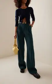 [Favorite Daughter] The Low Favorite Twill Straight-Leg Pants