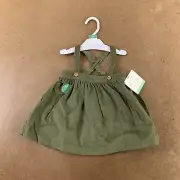 Little Planet by Carter's Baby Size 9 Months Olive Branch Corduroy Skirtall NWT