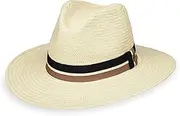 [Wallaroo Hat Company] – Men’s Turner Fedora – Wide Brim Straw Hat with UPF 50+ Sun Protection for Summer and Outdoors