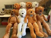 200cm Giant 2M Huge Teddy Bear Cute Lovely Bow Tie Stuffed Soft Plush Animal Toy