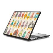 MacBook Pro 14-inch (M1 - M4) Impact Case retro rockets eggshell macbook