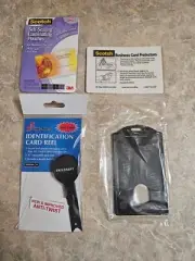 identification card reel-Skilcraft w/badge holder and laminating pouch