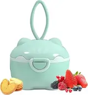Powder Formula Travel Container | Formula Storage Container | Portable Formula Pitcher Mixer, Travel Formula Dispenser with Spoon, Dispenser for Milk, Snacks, Fruits