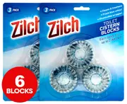 2 x 3pk Zilch Long Lasting Toilet Cistern Blocks