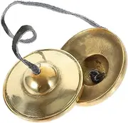 Kisangel Style Cymbal Bell Hand Percussion Instrument Hand Cymbals for Adults for Meditation and Yoga