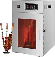 Stainless Steel Food Dehydrator, 360° Rotary Meat Dryer with 30-90°C Adjustable Thermostat & 24hr Digital Timer, Commercial Drying Meat Machine for Sausage Bacon Chicken Duck Fish Beef