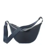 Fendi Melon Zip-Up Small Messenger Bag One size dark blue