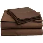 Luxor Impressions 100% Egyptian Cotton Sheet Set 650 TC ~ Mocha ~ King NEW