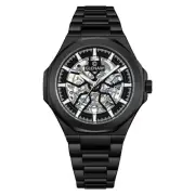 Mechanical Men's Watch Skeleton Watch for Men Automatic Watch with Open Apert...
