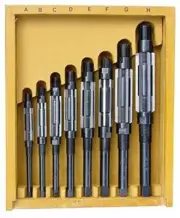 ADJUSTABLE HAND REAMER 8 PCS SET 15/32"- 1.1/16" - HSS BLADE EXPANDING REAMER