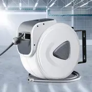 20m Giantz Air Hose ReelRetractable Rewind Swivel Wall Mount Compressor Garage