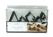 Target Threshold Christmas Tree Shaped Cookie Cutter 5 pc set Stainless Steel