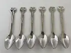 Carrol Boyes Stainless Steel Set of 6 Grapefruit Spoons NOS South Africa