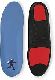 [Oddball] Memory Foam Comfort Insoles XXL (Men's size 14-18), Black/Red, Men's size 16