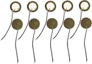 TOGEVAL 10pcs Diaphragm Disc Guitar Discs Elements Piezo Disc Pickup Piezo Amplifiers Discs Guitar Drum Pickup Discs Buzzer Pickups Piezo Disc Piezoelectric Disk Sensor Piezo Diaphragm