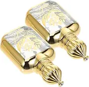 ELAYARD 2Pcs Roll Small Essential Oil Roller Bottles Refillable Bottles with Rolling Ball Design for Convenient Application for Travel and Home Use